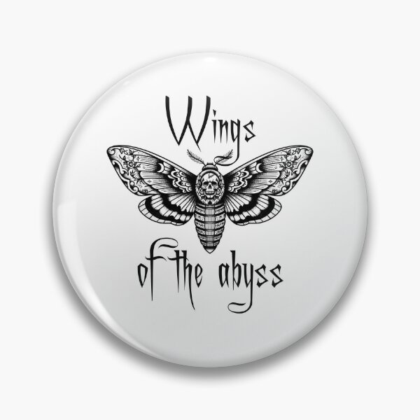 Item preview, Wings of the Abyss - Tattoo Style Moth designed and sold by Anima Atra.