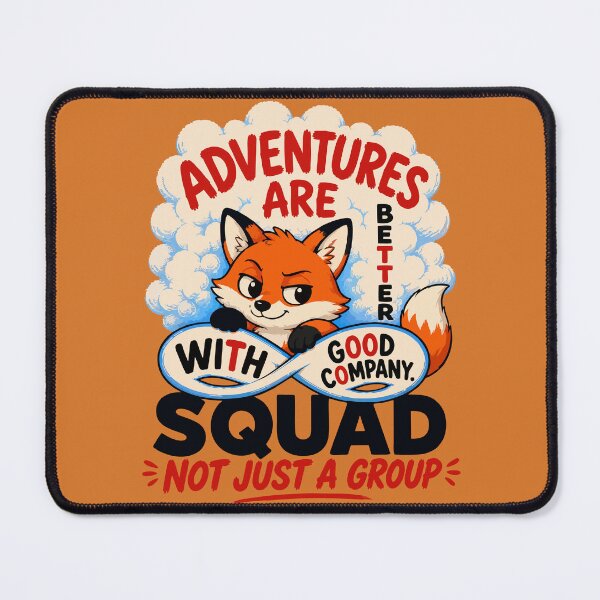 Item preview, Cute Fox Squad Adventures Art Print designed and sold by Nadiename.