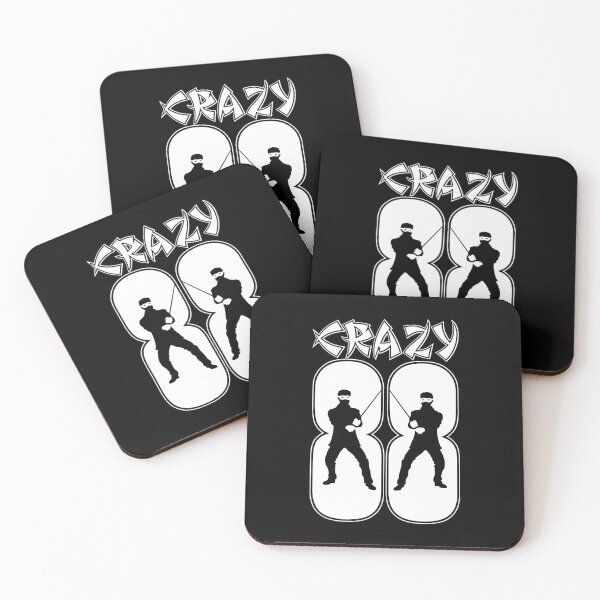 Item preview, Crazy 88 (White Print) designed and sold by GritFX.