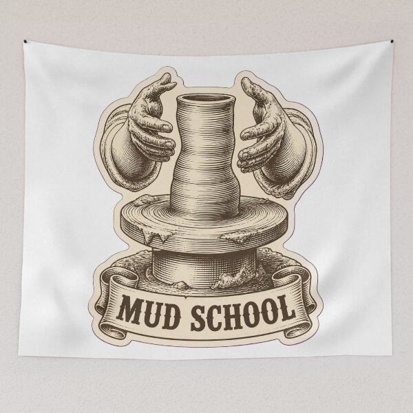 Item preview, Mud School Funny Pottery Class | Ceramicist Potter Gift Pottery Humor designed and sold by StickyGuys.