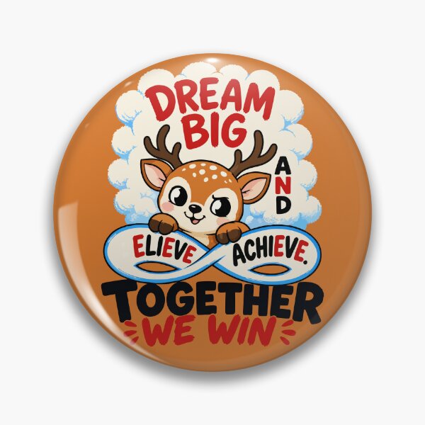 Item preview, Cute Deer Dream Big Art Print designed and sold by Nadiename.