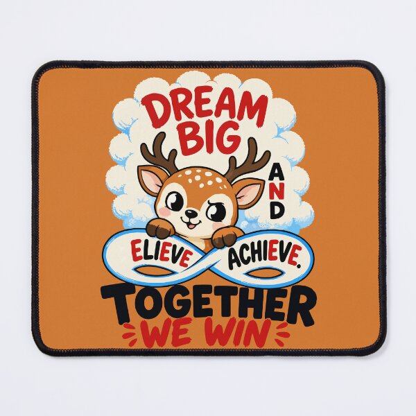 Item preview, Cute Deer Dream Big Art Print designed and sold by Nadiename.