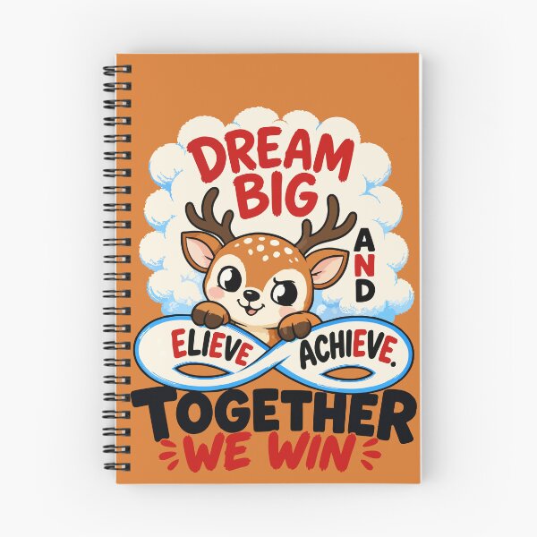 Item preview, Cute Deer Dream Big Art Print designed and sold by Nadiename.