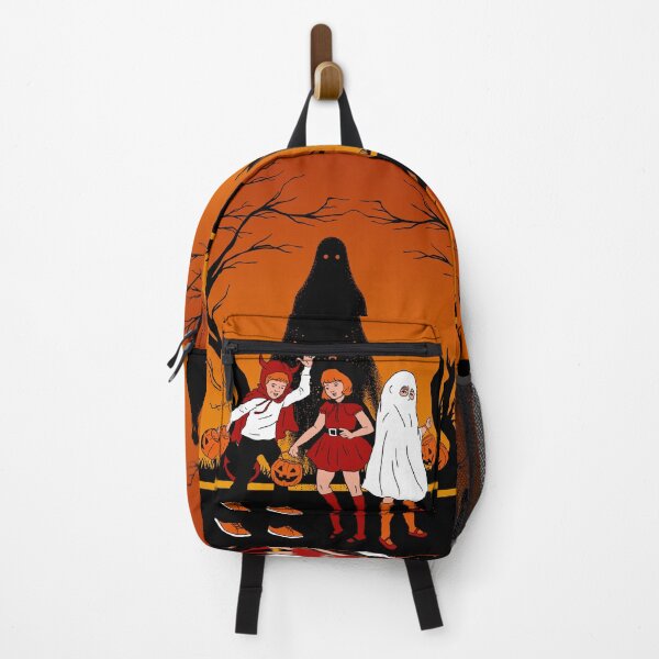 Item preview, Vintage Halloween Retro Illustration: Trick-or-Treaters and Ghost designed and sold by VibranPalette.