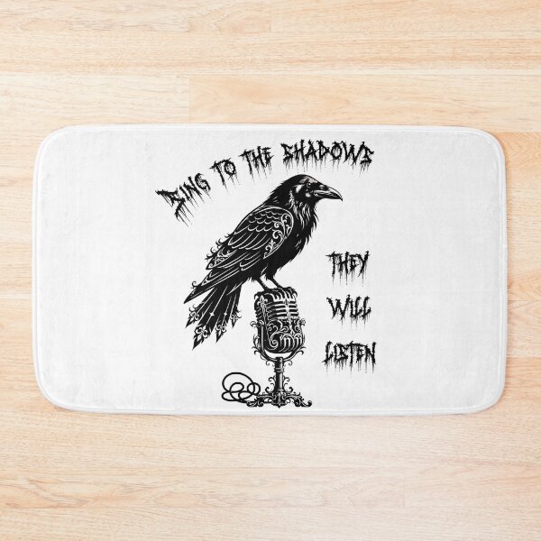 Item preview, Sing to the Shadows - Raven & Microphone designed and sold by Anima Atra.