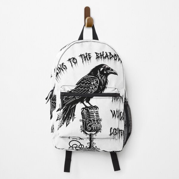 Item preview, Sing to the Shadows - Raven & Microphone designed and sold by Anima Atra.