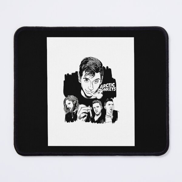 Item preview, Arctic Monkeys Black and White Alternative Indie Band Sketch designed and sold by JohnnyTowne.