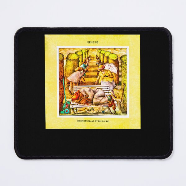 Item preview, Genesis Selling England By The Pound Bench Painting Poster designed and sold by Tomiball1.