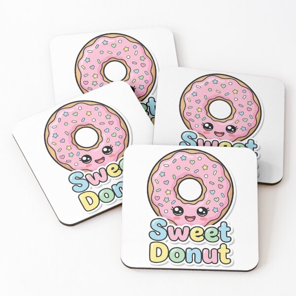Item preview, Sweet Donut Kawaii Cute Pink Donut Cartoon Design designed and sold by morning sun.
