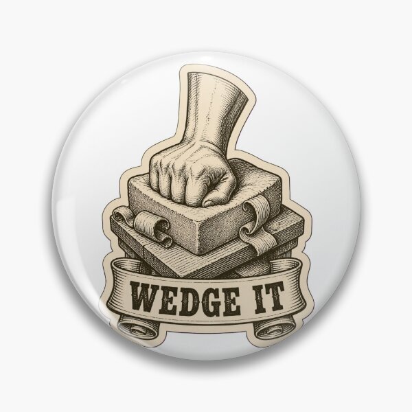 Item preview, Wedge It Funny Pottery Class | Ceramicist Potter Gift Pottery Humor designed and sold by StickyGuys.