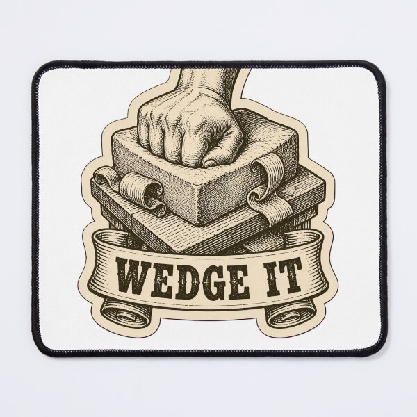 Item preview, Wedge It Funny Pottery Class | Ceramicist Potter Gift Pottery Humor designed and sold by StickyGuys.
