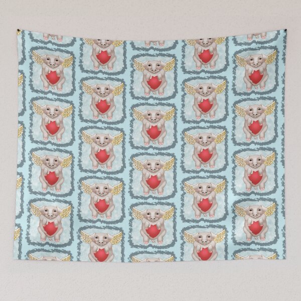 Item preview, Flying Pig Love designed and sold by artmuvz.