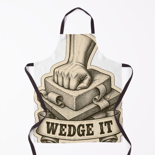 Item preview, Wedge It Funny Pottery Class | Ceramicist Potter Gift Pottery Humor designed and sold by StickyGuys.