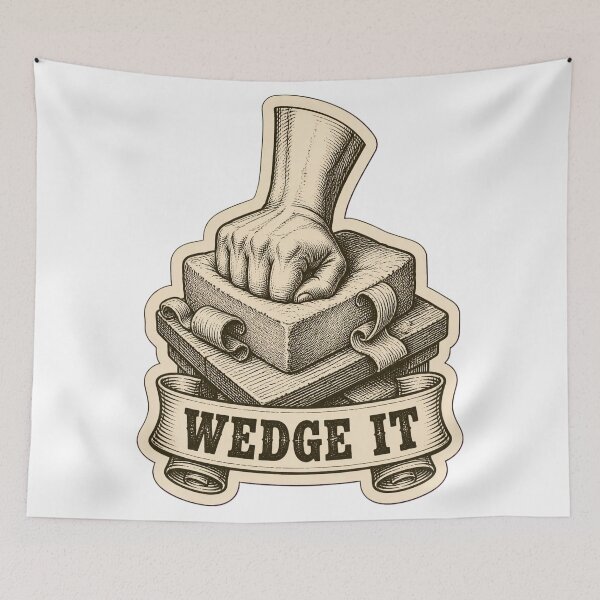 Item preview, Wedge It Funny Pottery Class | Ceramicist Potter Gift Pottery Humor designed and sold by StickyGuys.