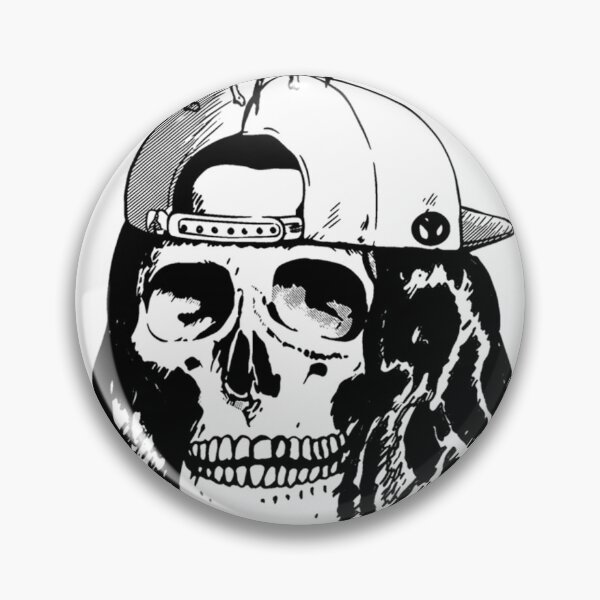 Item preview, Silhouette Skull Wearing Cap designed and sold by FeatherSkutch.