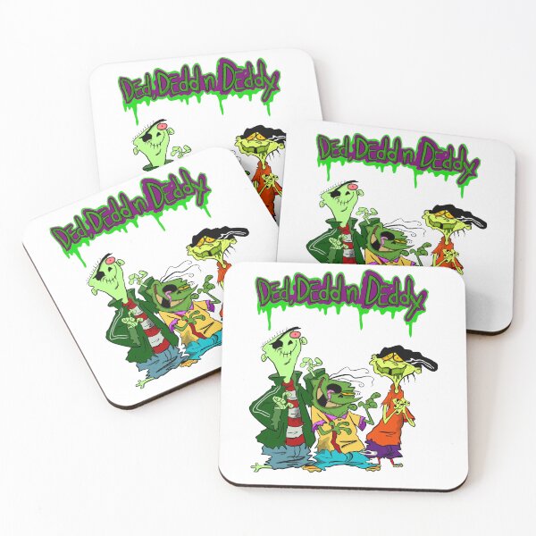 Item preview, Dead, Dedd n Deddy | Zombie Cartoon Trio Sticker | Creepy Funny Horror Art designed and sold by Let There Be Art Studio.