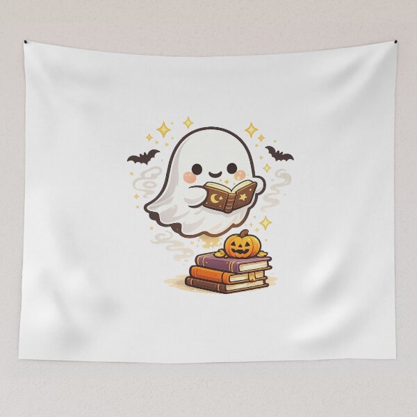 Item preview, Cute Reading Ghost. designed and sold by T shirts Collective.