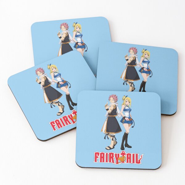 Item preview, Fairy Tail; Natsu Dragneel and Lucy Heartfilia; Light Blue designed and sold by Marco Bottiglieri.