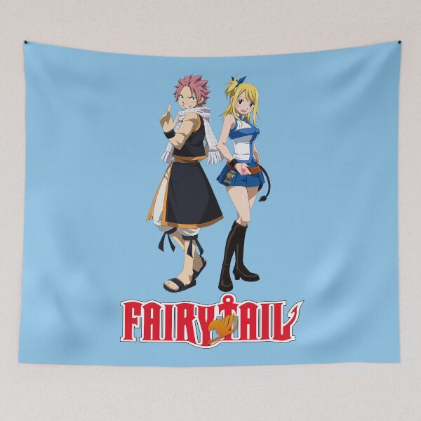 Item preview, Fairy Tail; Natsu Dragneel and Lucy Heartfilia; Light Blue designed and sold by Marco Bottiglieri.