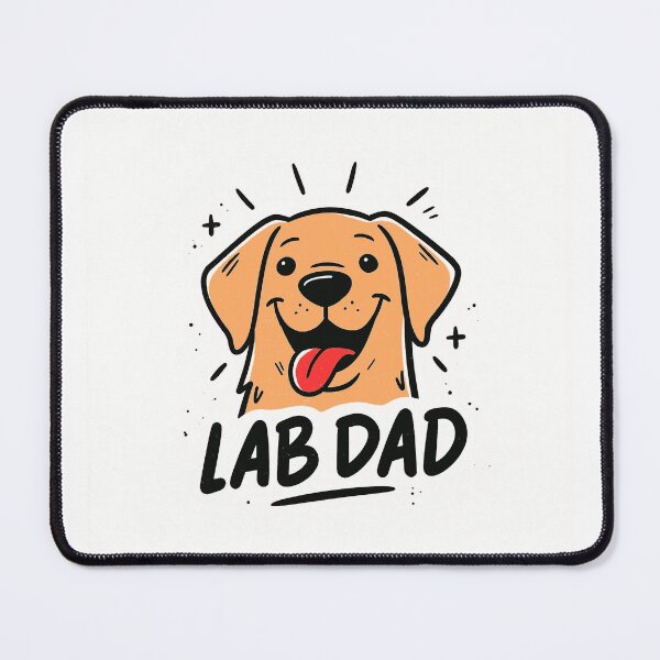 Item preview, Lab Dad – Cute Labrador Scientist Design for Dog Lovers designed and sold by Grumpy-Bob.