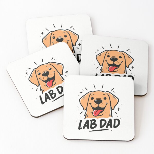 Item preview, Lab Dad – Cute Labrador Scientist Design for Dog Lovers designed and sold by Grumpy-Bob.