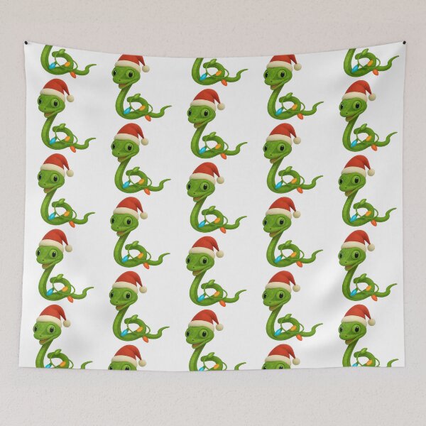Item preview, Christmas Asian Vine Snake designed and sold by Sillytoe.