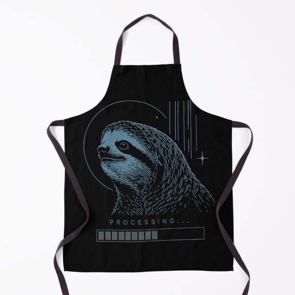 Item preview, Sloth Processing... Retro Tech Sloth designed and sold by Wolfinwolf.