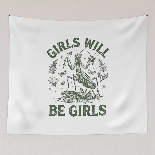 Item preview, Girls Will Be Girls - Praying Mantis Tee designed and sold by PearlArtss.