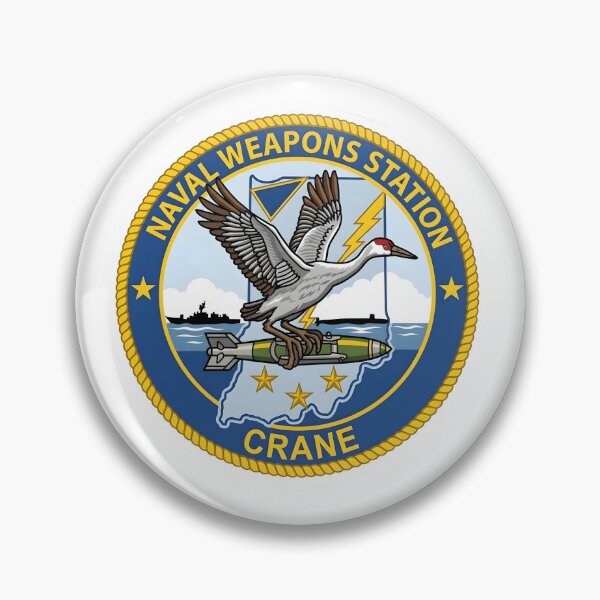 Item preview, US Navy Naval Weapons Station Crane Emblem designed and sold by CharlieDesings.