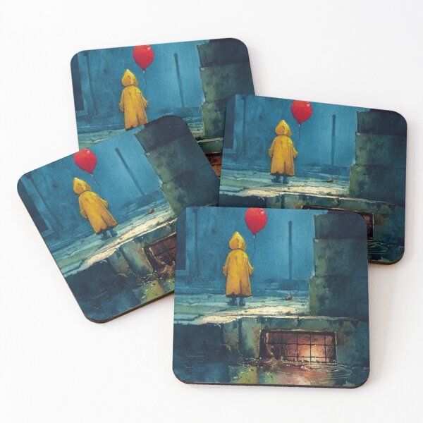 Item preview, Red Balloon In The Rain designed and sold by Mystic & Celestial Art.