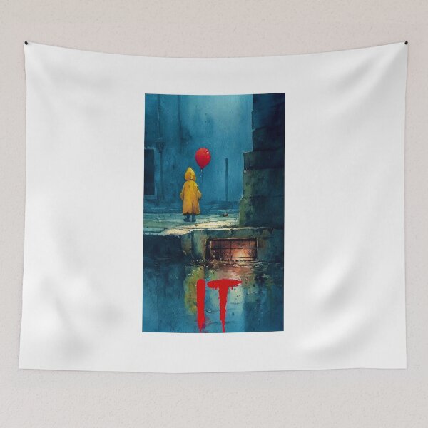 Item preview, Red Balloon In The Rain designed and sold by Mystic & Celestial Art.