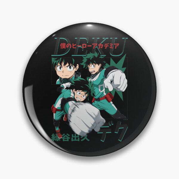 Item preview, MHA Deku Action Poses Collage with Kanji Anime Performance T-Shirt designed and sold by NicholasSpencer.