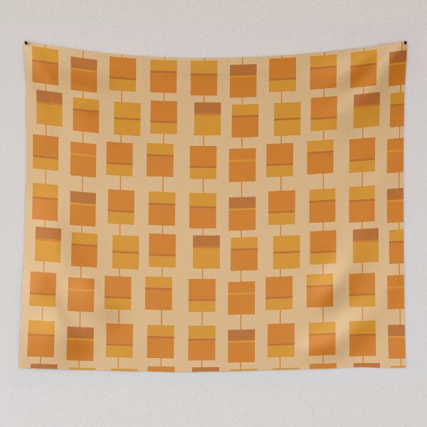 Item preview, Retro Orange Rectangles designed and sold by PSCSCo.