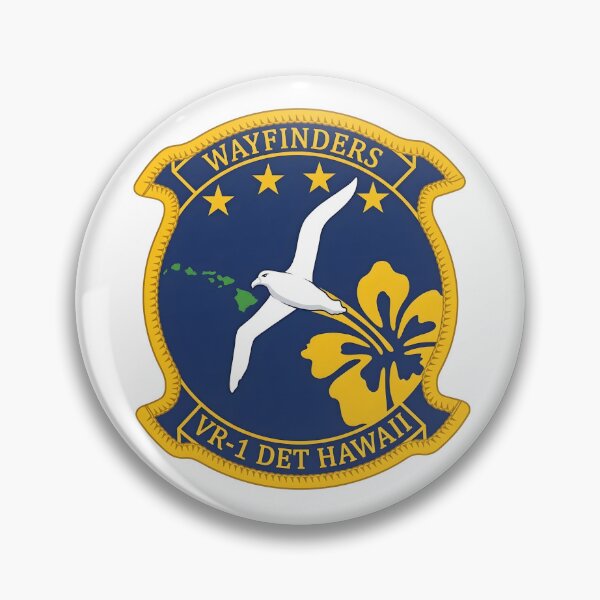 Item preview, US Navy Fleet Logistics Support Squadron VR-1 Detachment Hawaii Emblem designed and sold by CharlieDesings.