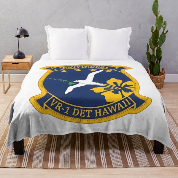 Item preview, US Navy Fleet Logistics Support Squadron VR-1 Detachment Hawaii Emblem designed and sold by CharlieDesings.
