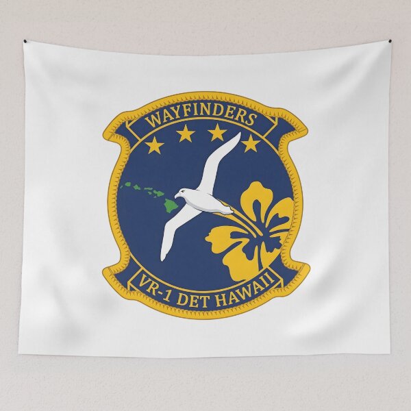 Item preview, US Navy Fleet Logistics Support Squadron VR-1 Detachment Hawaii Emblem designed and sold by CharlieDesings.