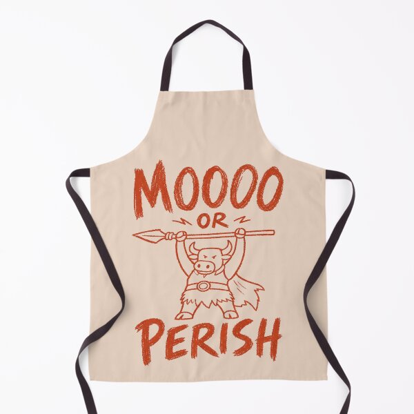 Item preview, Moo Or Perish Funny Serious Bull Warrior designed and sold by NosandEdgy.