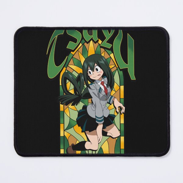 Item preview, MHA Tsuyu Stained Glass Window Anime Comfort Colors Crop Top designed and sold by NicholasSpencer.