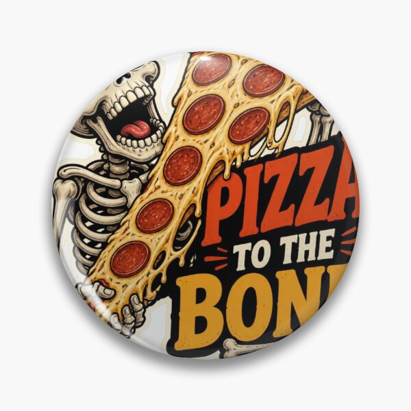 Item preview, Pizza to the Bone Skeleton designed and sold by redblink store.