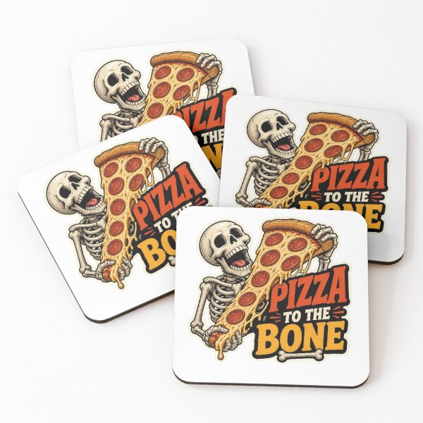 Item preview, Pizza to the Bone Skeleton designed and sold by redblink store.
