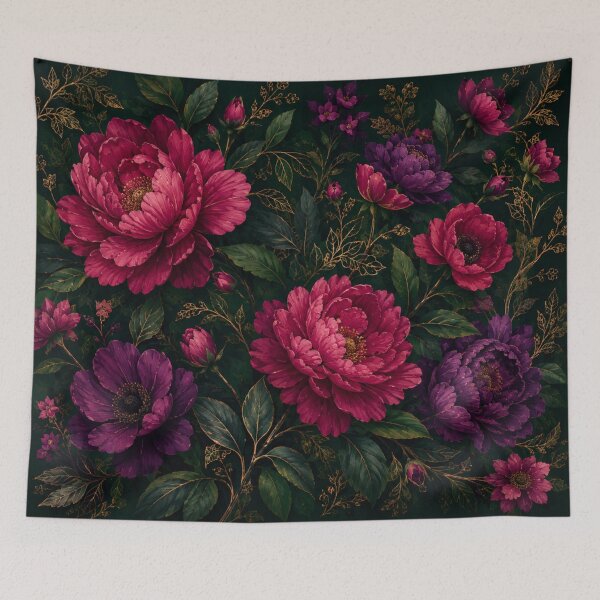 Artikelvorschau, Jewel Tone Floral Pattern entworfen und verkauft von PhoenixorFlame7.