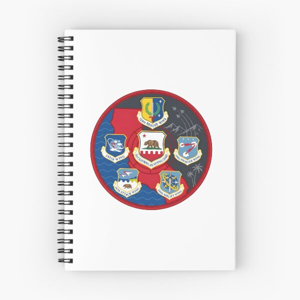 Item preview, HQ California Air National Guard and Wings Joint Emblem designed and sold by CharlieDesings.