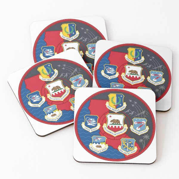 Item preview, HQ California Air National Guard and Wings Joint Emblem designed and sold by CharlieDesings.