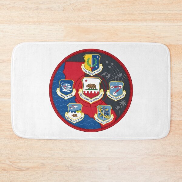 Item preview, HQ California Air National Guard and Wings Joint Emblem designed and sold by CharlieDesings.