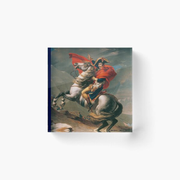 Item preview, Napoleon Crossing the Alps (Le Premier Consul franchissant les Alpes au col du Grand Saint-Bernard) by Jacques-Louis David, 1805 designed and sold by The Gaping Maw.
