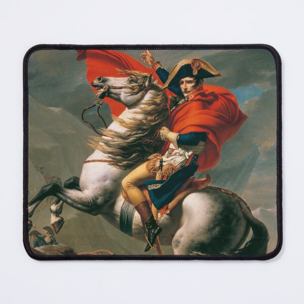 Item preview, Napoleon Crossing the Alps (Le Premier Consul franchissant les Alpes au col du Grand Saint-Bernard) by Jacques-Louis David, 1805 designed and sold by The Gaping Maw.