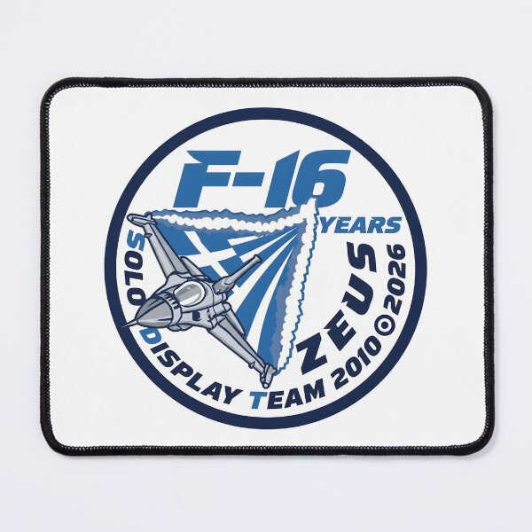 Item preview, Hellenic Air Force F-16 Zeus Solo Display Team Emblem designed and sold by CharlieDesings.