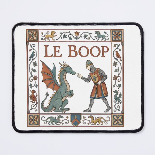 Item preview, Le Boop Dragon - Funny Knight and Dragon designed and sold by PearlArtss.