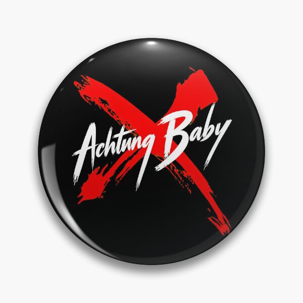 Artikelvorschau, Achtung Baby Grunge Red X entworfen und verkauft von HesseCove.