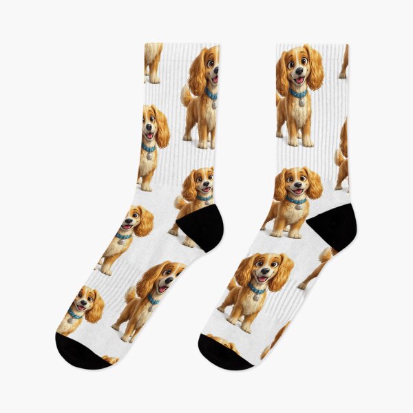 Item preview, Cute Happy Spaniel Puppy Cartoon Illustration designed and sold by TheCanineCanvas.
